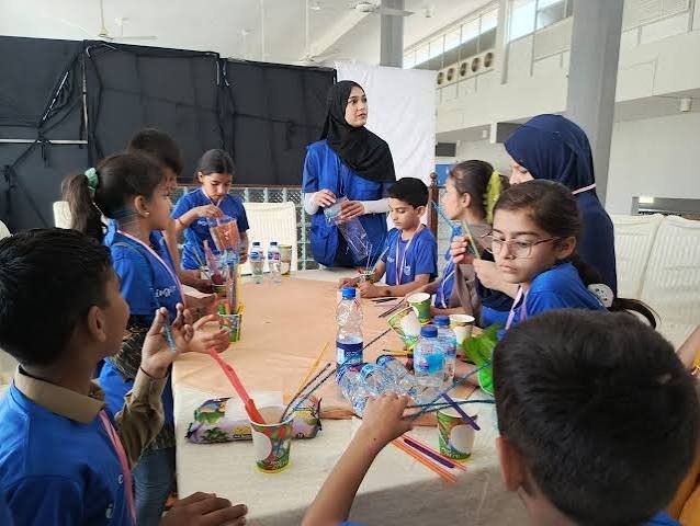 Volunteers assisting at a free medical camp